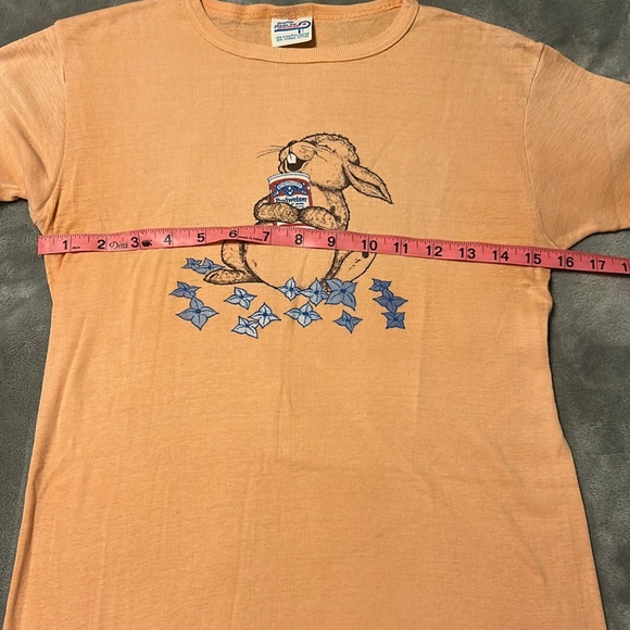 Vintage 70s Budweiser Bunny Tshirt Paper Thin Tee 1970s collecters - Picture 4 of 8
